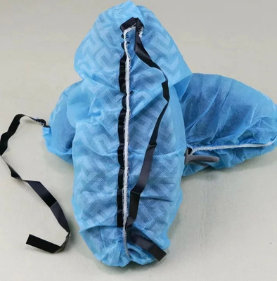 비조직 점점발 신발 덮개 먼지 방지 보호 100pcs 한 가방을 흰색