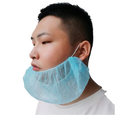 일회용 부직포 수염 가리개 45x20cm 흰색 검정색 파란색