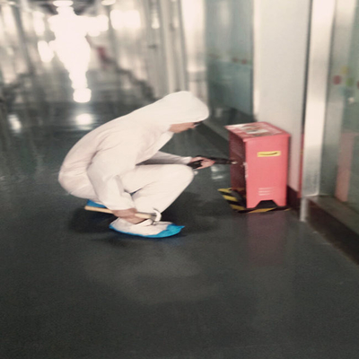 비 우븐 버릴 수 있는 상하가 붙은 작업복 미소공성 버릴 수 있는 하즈맷 슈츠